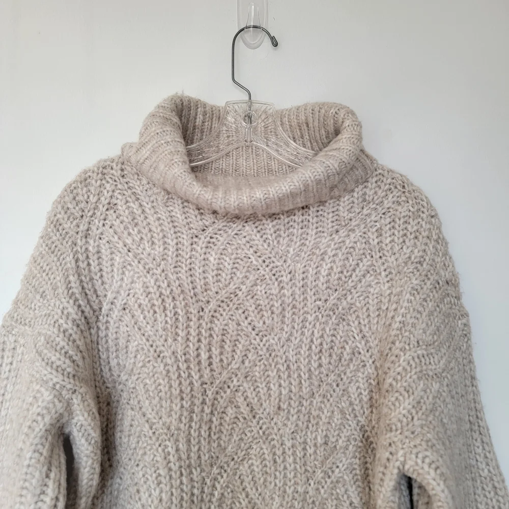 A NEW DAY new day Beige Cowl Neck Sweater